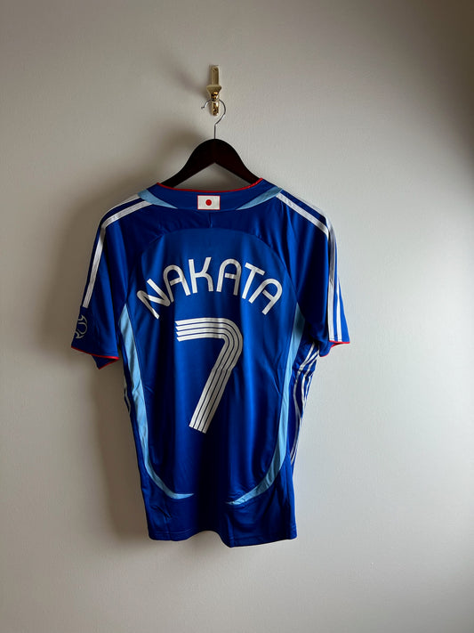 Vintage #7 Nakata Japan 2006/2008 Home Football T-Shirt