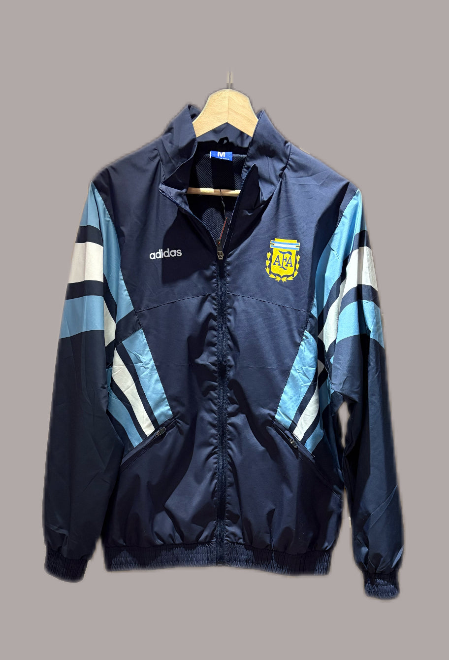 Argentina 2024 Windbreaker Jacket in the blue colorway.