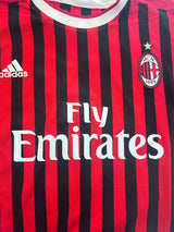 Authentic Prince #27 AC Milan 2011-12 Home Football Shirt