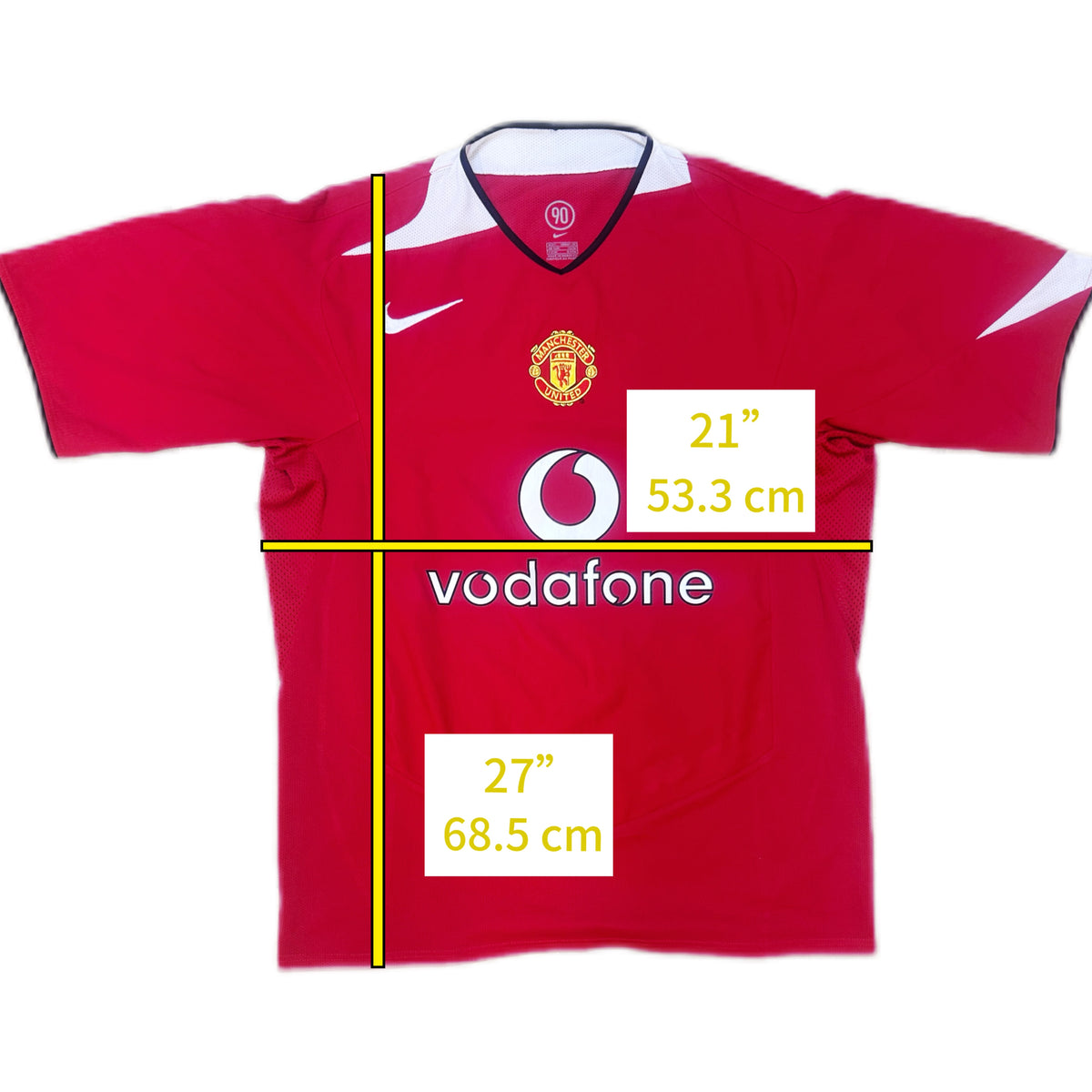 Authentic Ronaldo #7 Manchester United 2004-06 Home Football