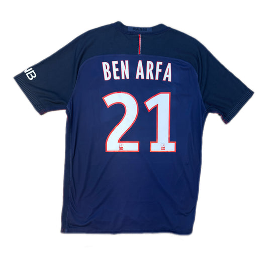 Authentic Ben Arfa #21 PSG 2016-17 Home Player Version Football