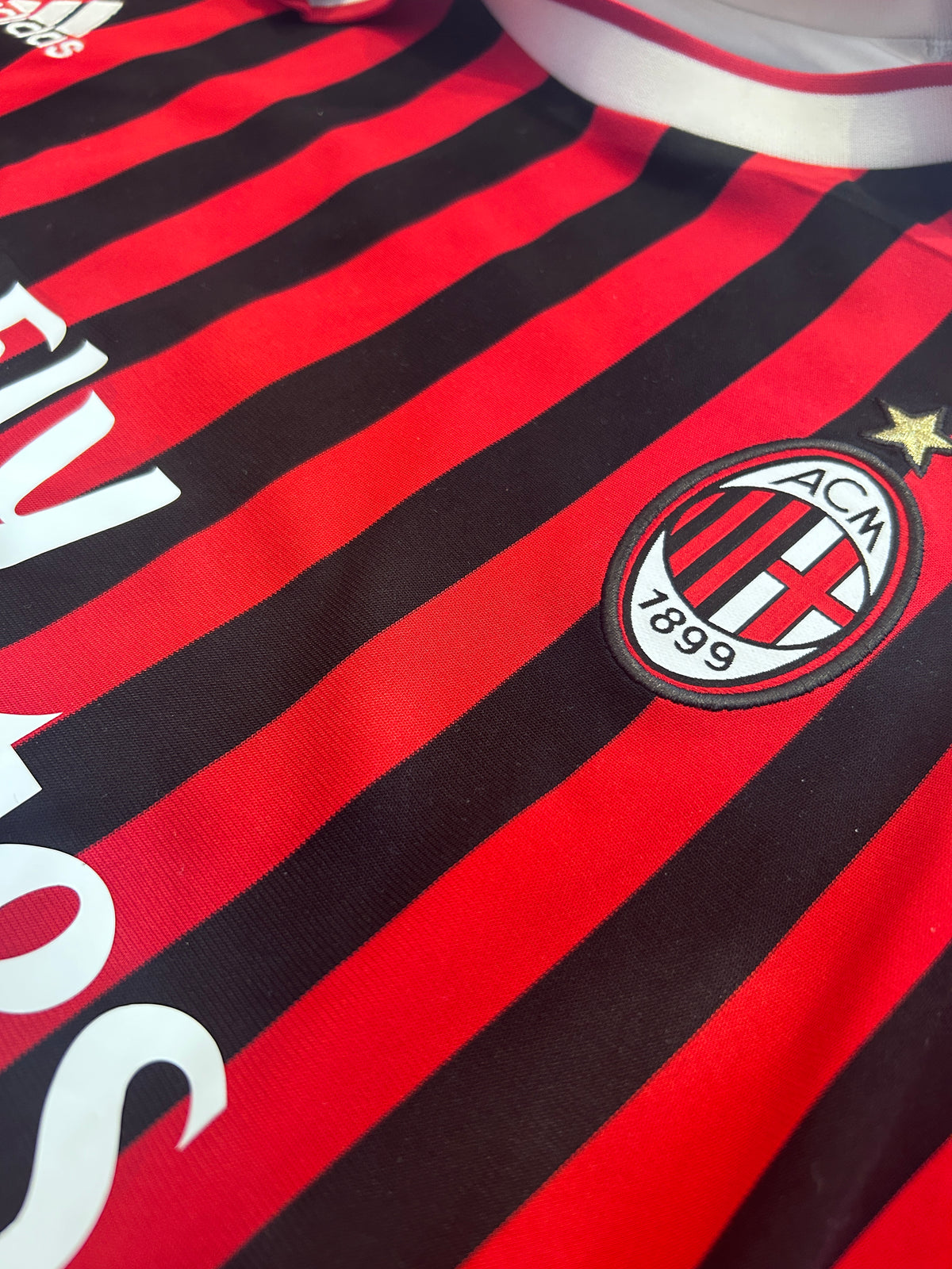 Authentic Prince #27 AC Milan 2011-12 Home Football Shirt