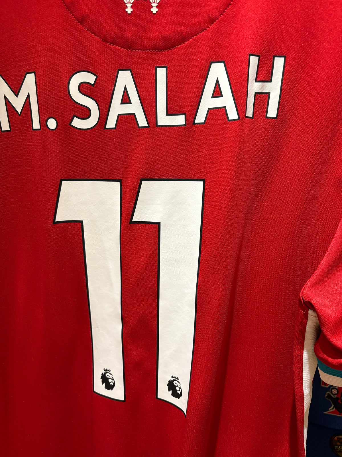 Authentic M. Salah #11 Liverpool 2020-21 Home