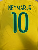 Authentic Neymar #10 Brazil 2014-15 Away Football