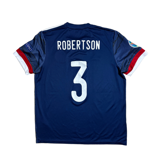 Authentic #3 Robertson Scotland 2020-2022 home Football