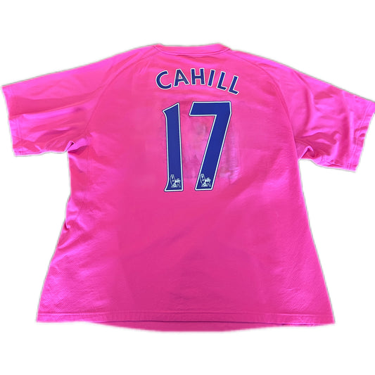 Authentic Cahill #17 Everton 2010-11 Away Football