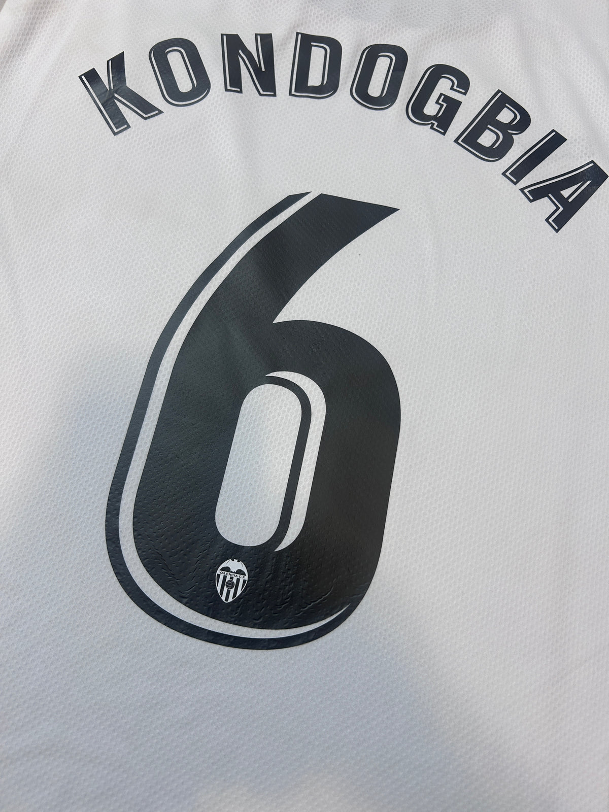 Authentic Kondogbia #6 Valencia 2020-21 Home Football