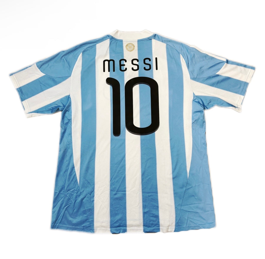 Authentic Messi #10 Argentina 2010-11 Home Football