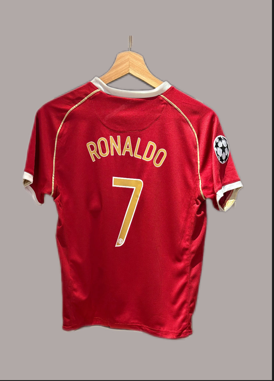 Vintage #7 Ronaldo Manchester United 2007-2008 home jersey