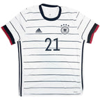 Authentic Gundogan #21 Germany 2020-21 Home Football