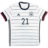 Authentic Gundogan #21 Germany 2020-21 Home Football