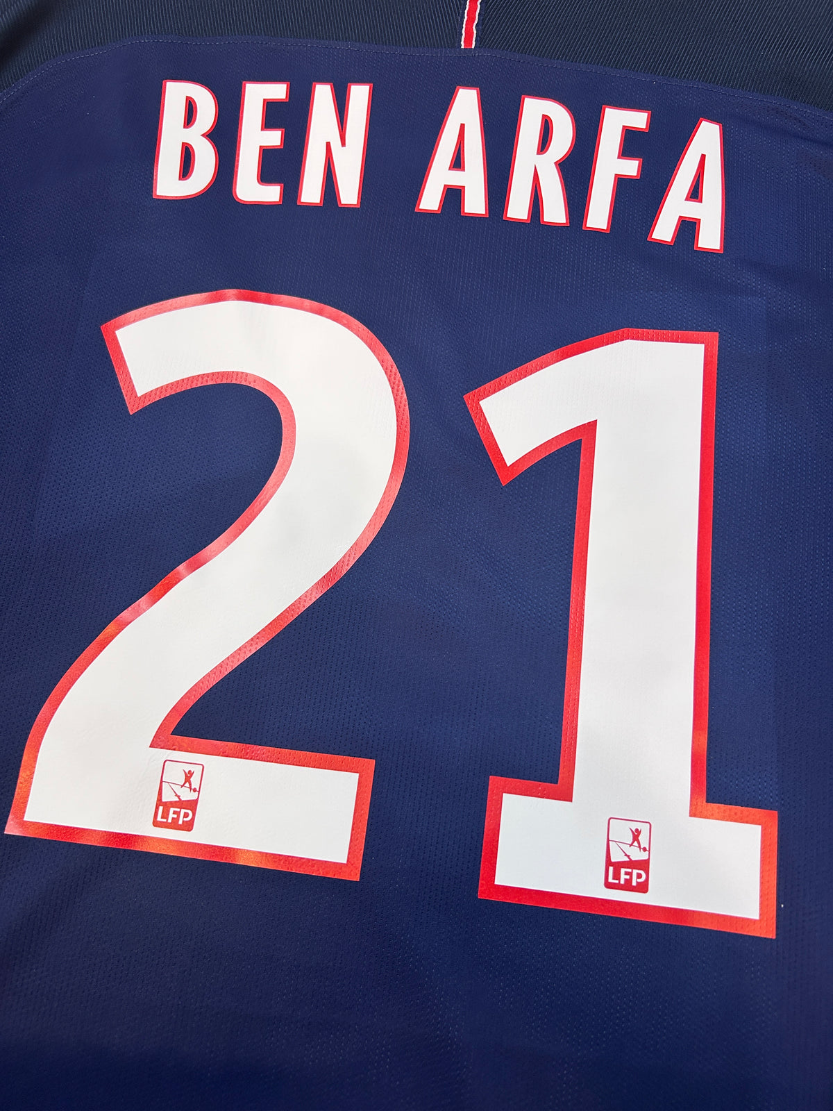 Authentic Ben Arfa #21 PSG 2016-17 Home Player Version Football