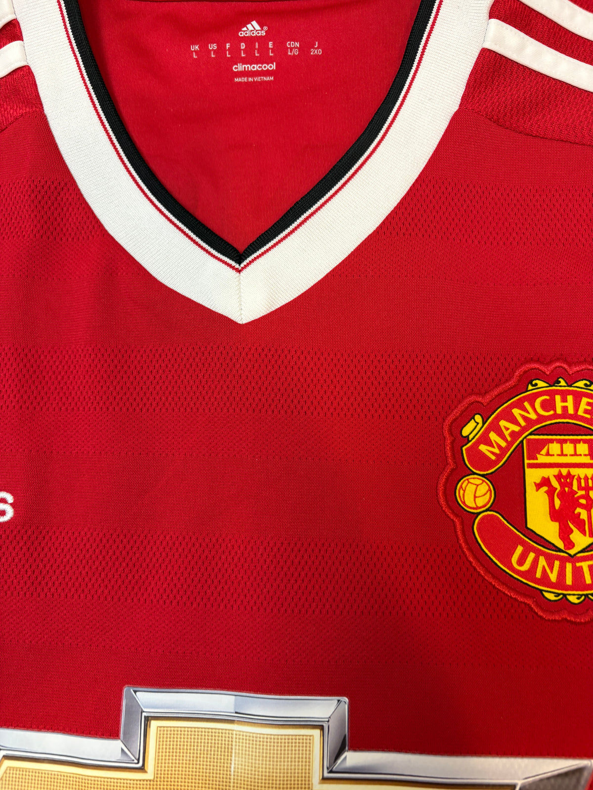 Authentic Schweinsteiger #31 Manchester United 2015-16 Home Football