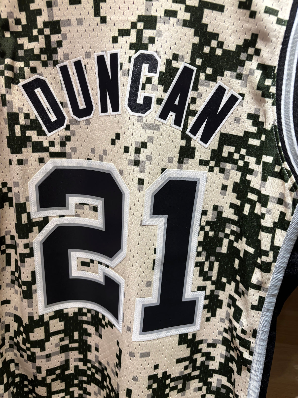 Vintage #21 Tim Duncan San Antonio Spurs 2013-14 Basketball Jersey