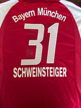 Authentic Schweinsteiger #31 Bayern Munich 2002-03 Home Football