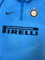 Inter crest and Nike logo close-up