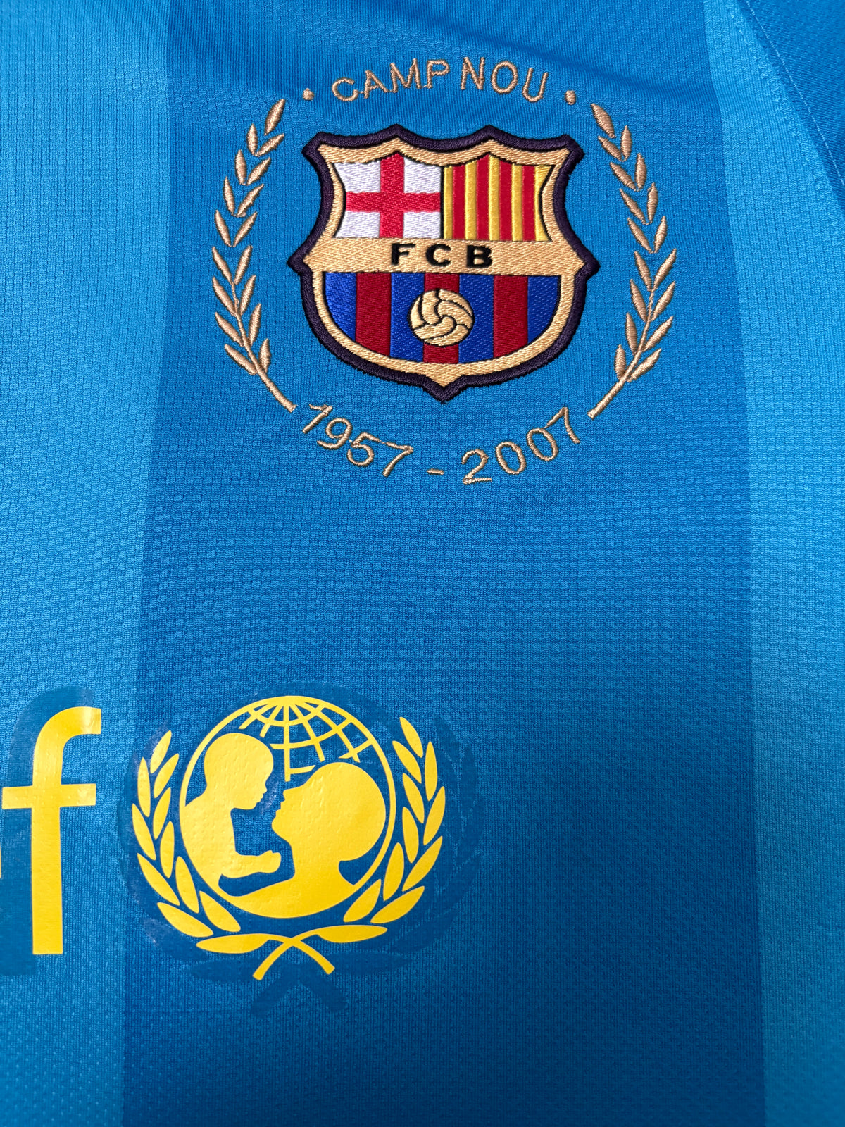 Authentic Ronaldinho # 10 Barcelona away 2007-2008 football