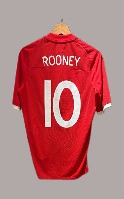 Vintage #10 Rooney Umbro 2010-11 England away Football shirt