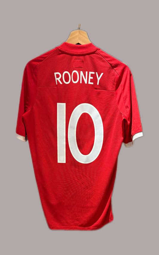 Vintage #10 Rooney Umbro 2010-11 England away Football shirt