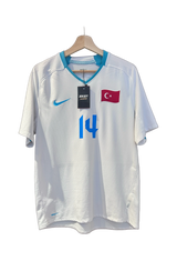 Authentic Arda #14 Turkey 2008/09 Away Football
