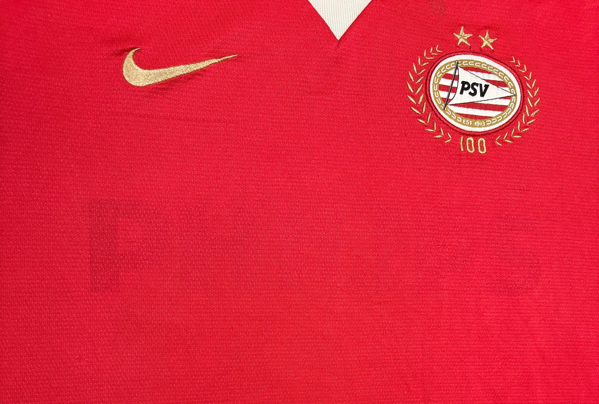 Authentic #33 J.S.Park PSV Eindhoven 2013–2014 centenary home jersey
