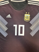Authentic Messi #10 Argentina 2017-18 Away Football