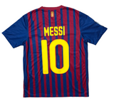 Authentic #10 Messi Barcelona 2011-12 Home Football