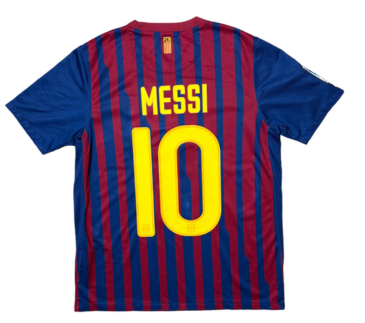 Authentic #10 Messi Barcelona 2011-12 Home Football