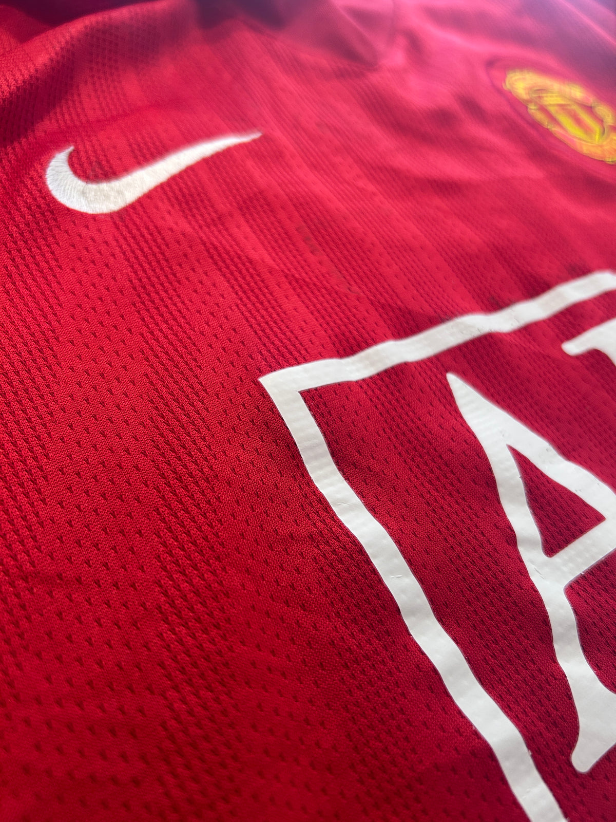 Authentic Ronaldo #7 Manchester United 2007/08 Home Football Shirt