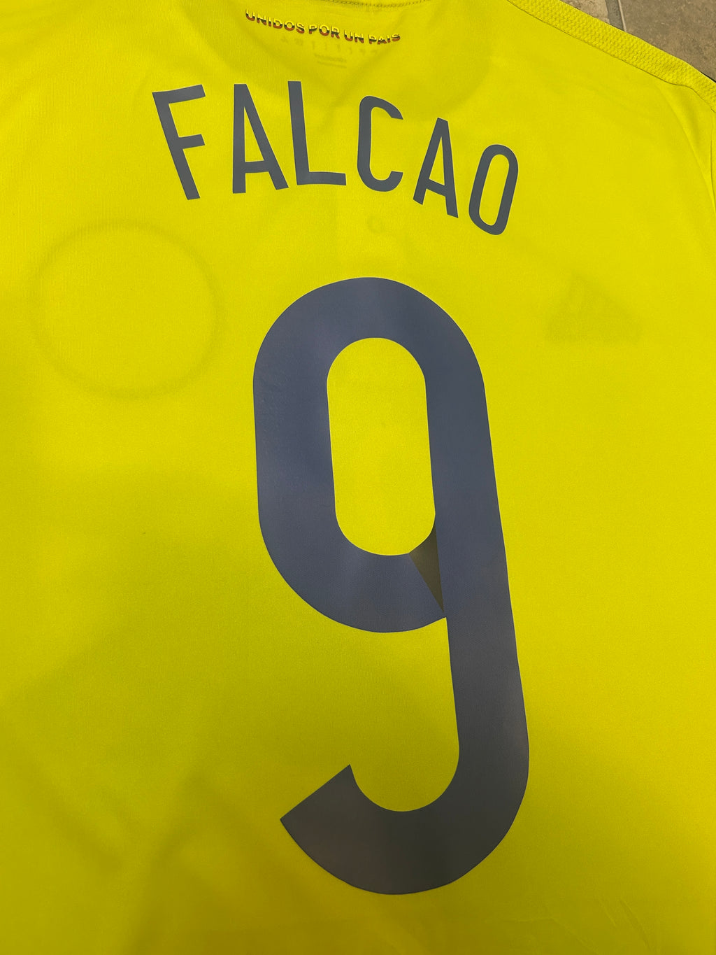 Maillot de football domicile authentique Falcao #9 Colombie 2015-16