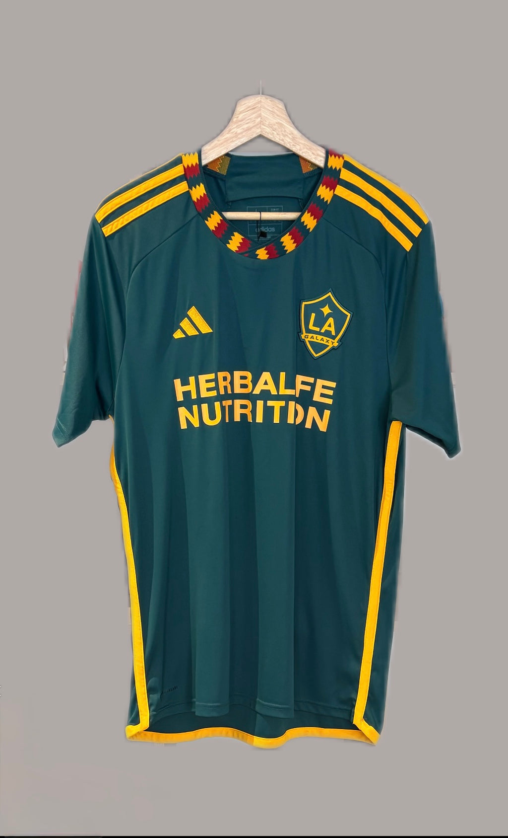 Maillot de football domicile authentique Adidas LA Galaxy 2022/23