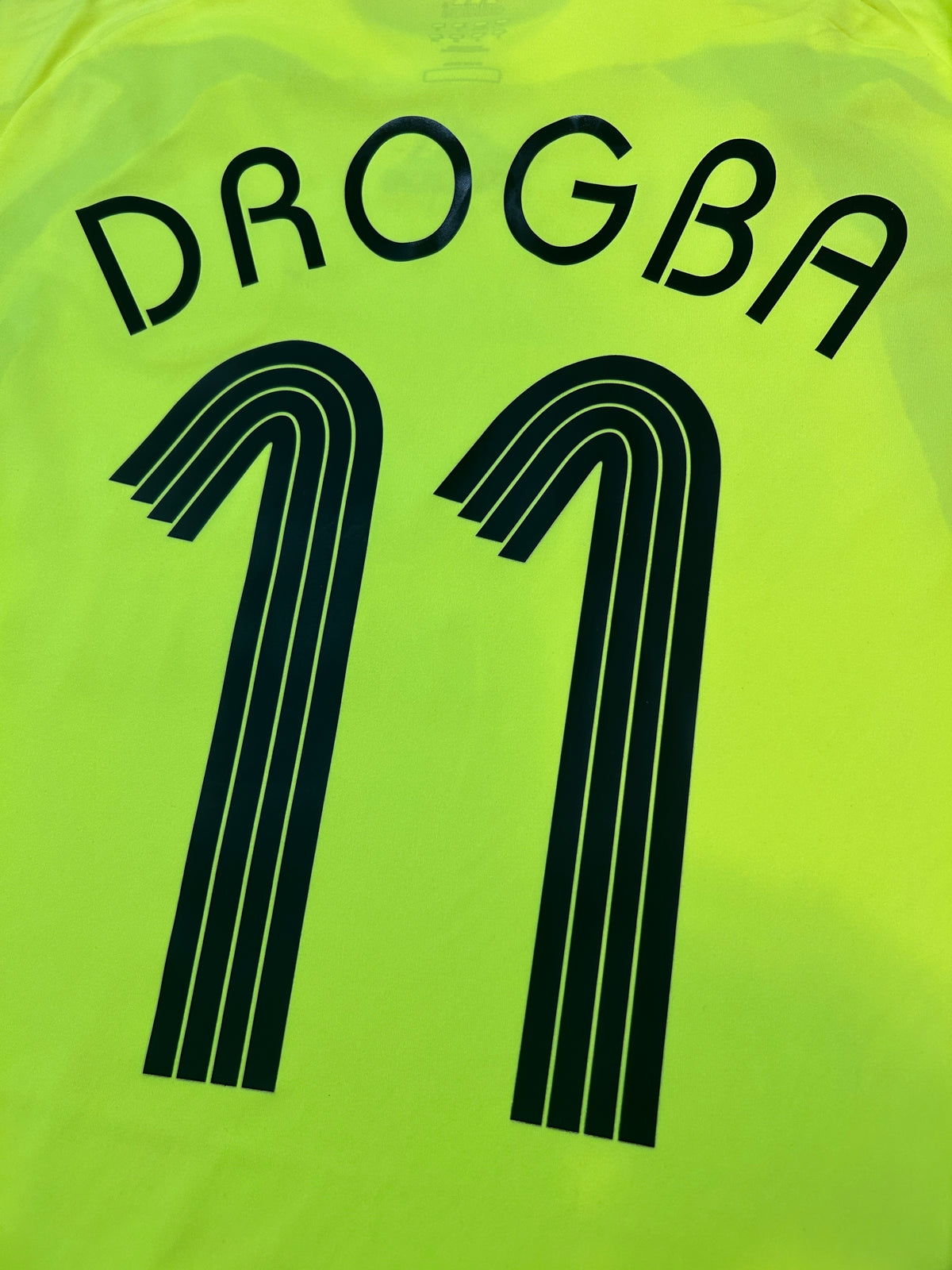 Authentic Drogba #11 Chelsea 2007-08 Away Football