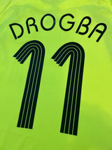 Authentic Drogba #11 Chelsea 2007-08 Away Football