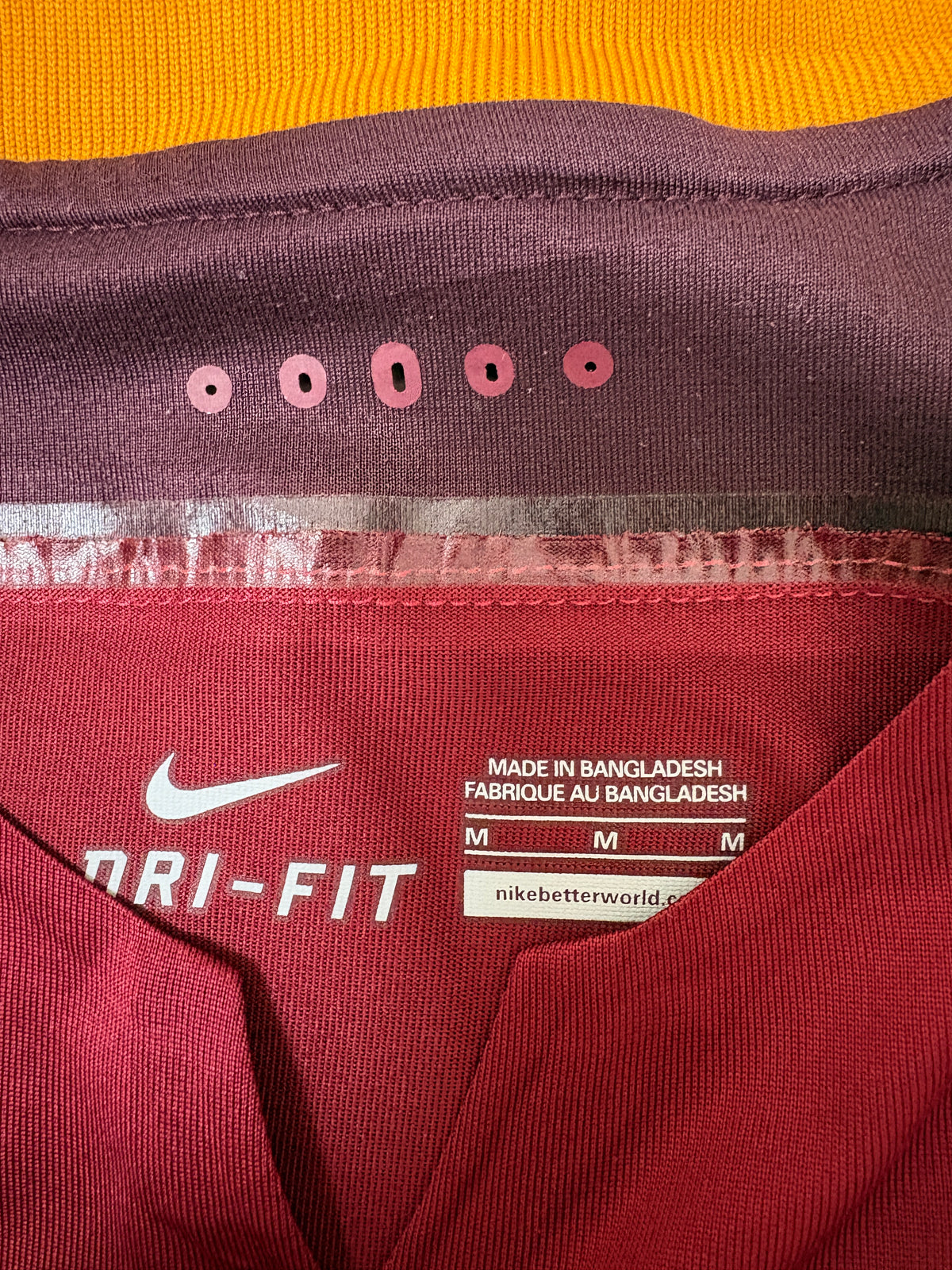 Authentic #11 M.Salah AS Roma 2015-16 Home Football