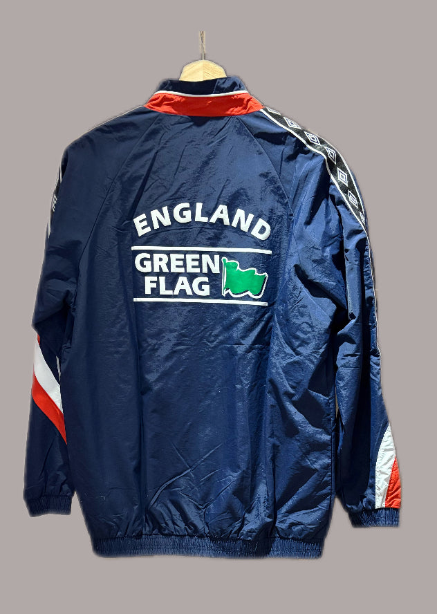 Vintage England Green Flag 1996/98 windbreaker jacket