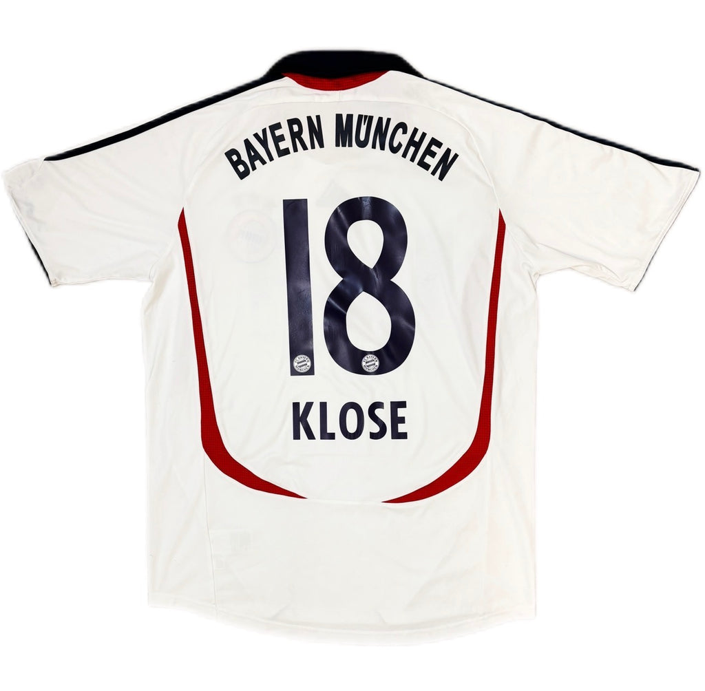 Maillot de football authentique Klose #18 Bayern Munich 2006-07 Extérieur