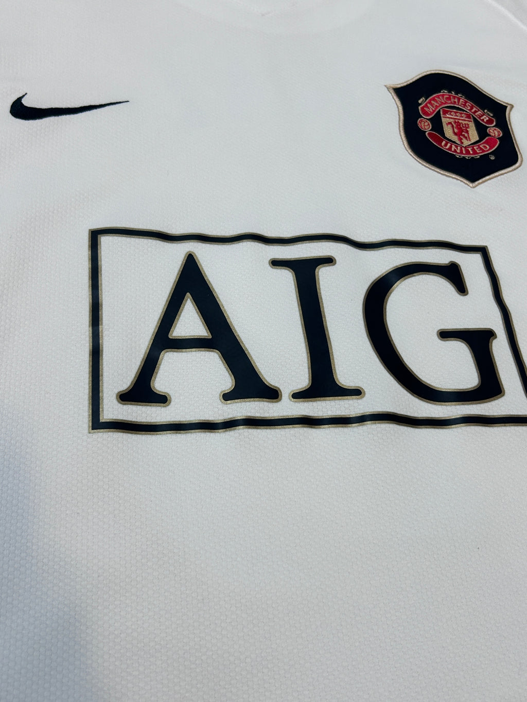 Maillot de football extérieur authentique de Ronaldo #7 Manchester United 2006-08