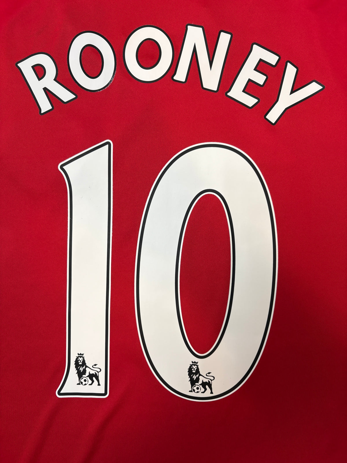 Authentic Rooney #10 Manchester United 2015-16 Home Football