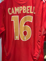 Authentic Campbell #16 England 2006-08 Away Football