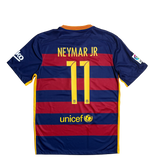 Authentic #11 Neymar Barcelona 2015/16 home Football