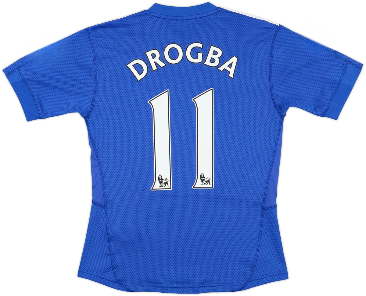 Authentic Drogba #11 Chelsea 2009/10 Home Football