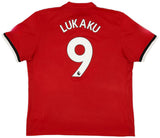Authentic Lukaku #9 Manchester United 2017/18 Home Football