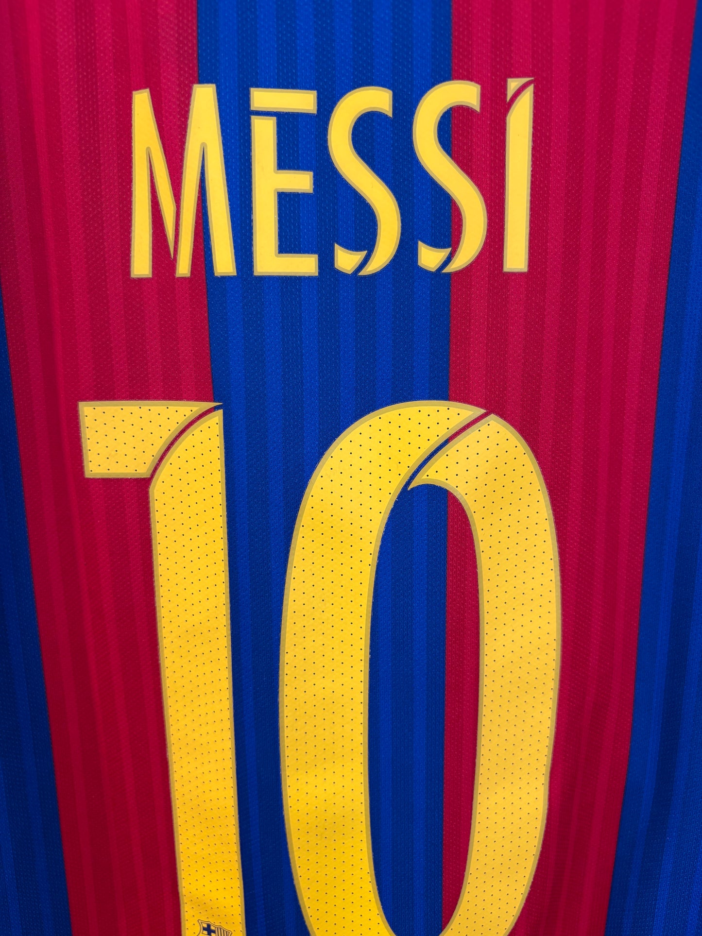 Vintage #10 Messi FC Barcelona 16-17 Home Football Soccer Jersey