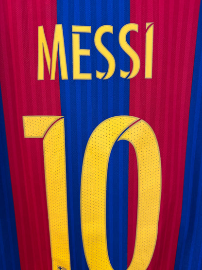 Vintage #10 Messi FC Barcelona 16-17 Home Football Soccer Jersey