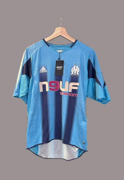 Authentic Nasri #22 Nasri Olympique Marseille 2004/05 Away Football T-Shirt