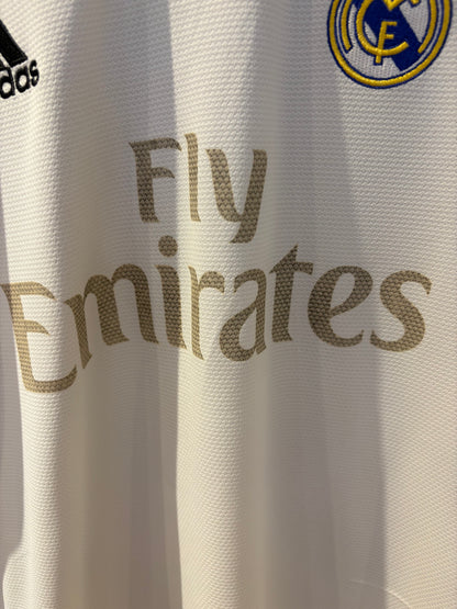 Vintage #7 Ronaldo Real Madrid 2018/19 Home Football Shirt