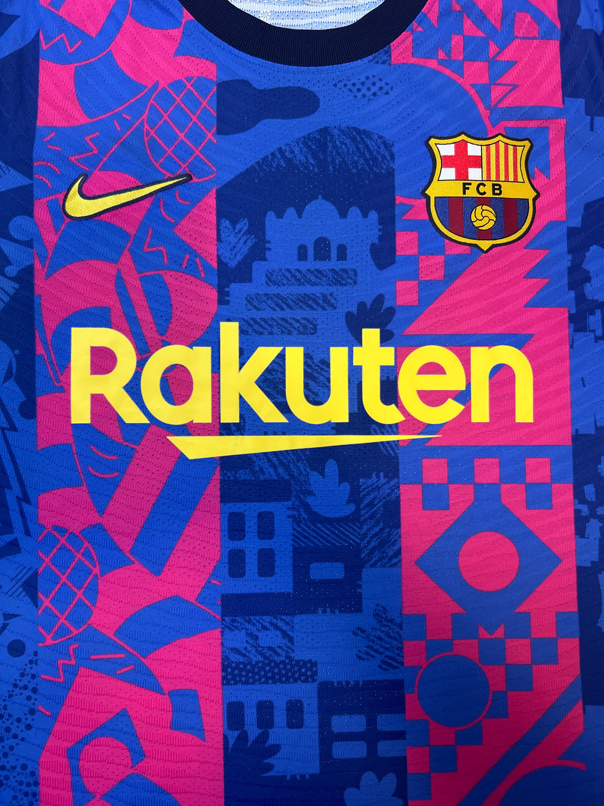 Authentic Dani Alves #8 Barcelona 2021-22 Third Football