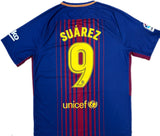Authentic Suarez #9 FC Barcelona 2017-18 Home Football