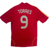 Authentic Torres #9 Spain 2008-09 Home Football