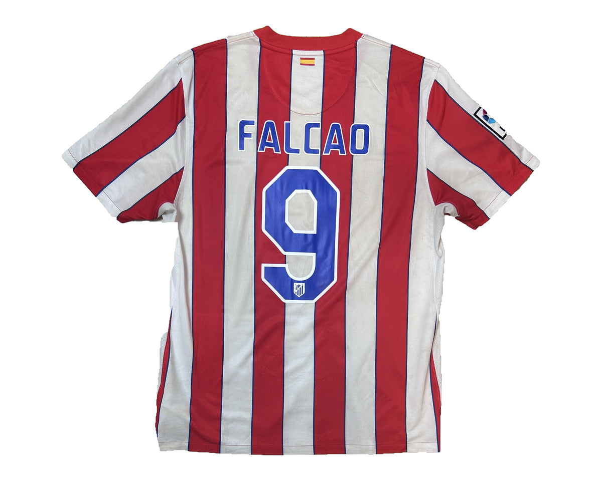 Falcao Atletico Madrid 2011-12 home shirt back